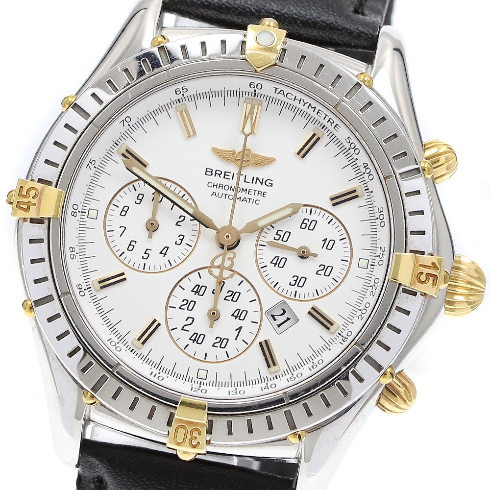 ブライト輪っか BREITLING B35313 シャドウフライバック クロノグラフ 自動小銃一巻き メンズ _916728【電子ボルト15】【中古】