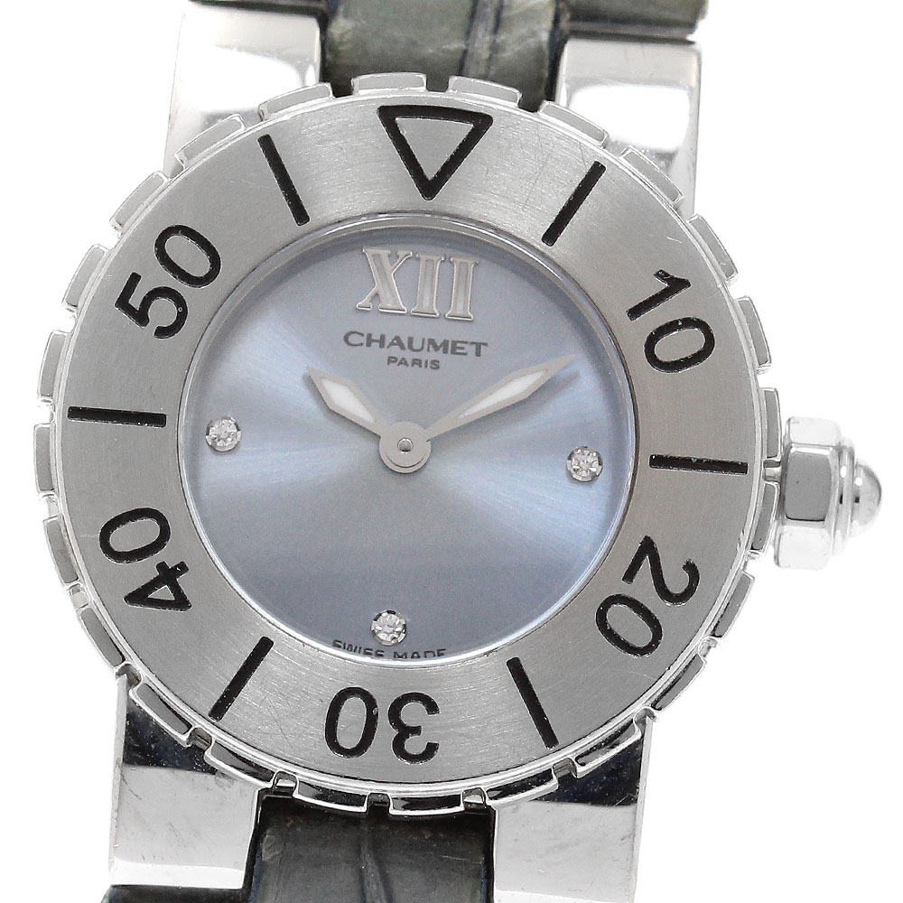 楽天市場】電池交換済 CHAUMET ショーメ クラスワン 純正ダイヤモンド