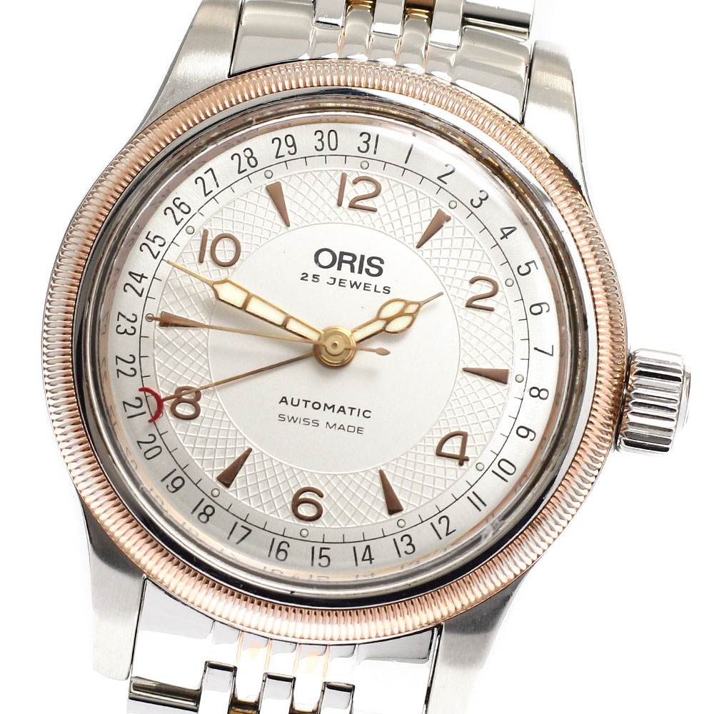 楽天市場】ORIS【オリス】レクタンギュラ ポインターデイト B7460 革