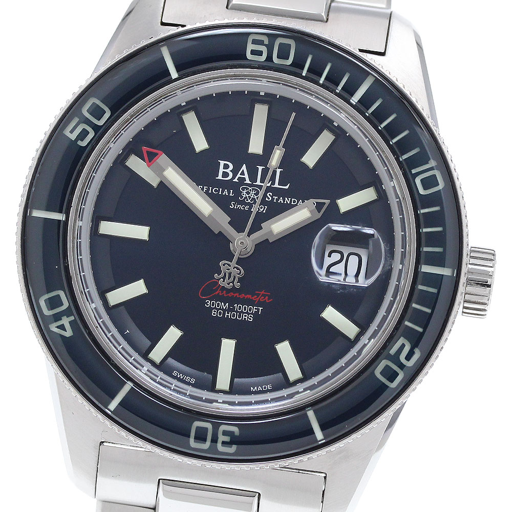 ボールウォッチ BALLWATCH DD3100A 科学技術者M 人はだダイバー2I ビヨンド デイト 自動小銃一巻き メンズ 美品 _914340【電子ボルト15】【中古】
