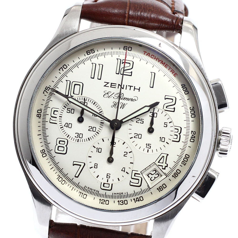 ゼニス ZENITH 01.0500.420 クラス エルプリメロ クロノグラフ 手巻き メンズ _916857【ev10】【中古】｜CLOSER