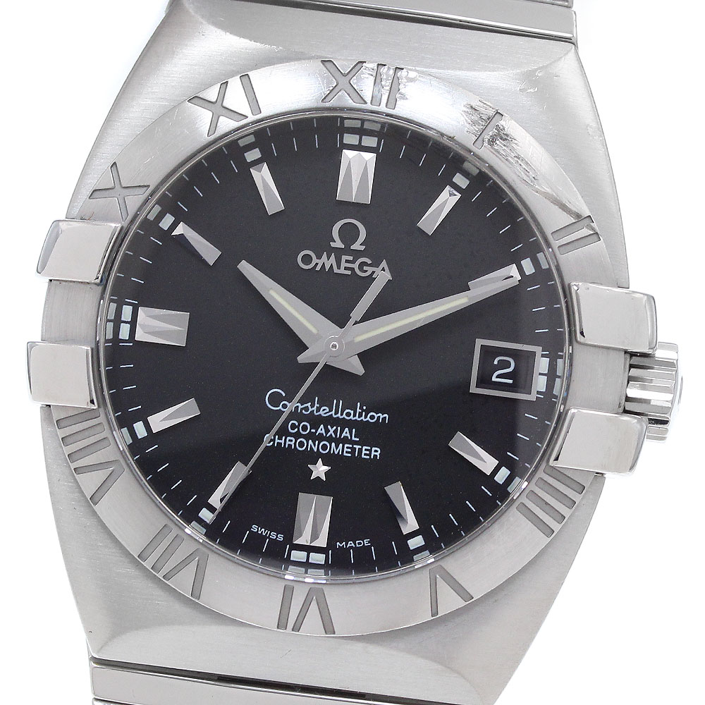 ゼロ OMEGA 1501.51 コンステレーション ダブル鷲 デイト 自動小銃一巻き メンズ _914511【中古】