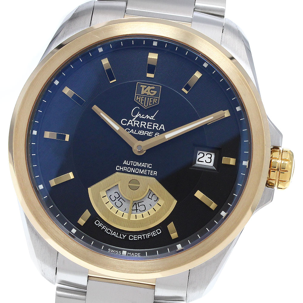 タグホイヤー TAG HEUER WAV515A グランドカレラ キャリバー6 デイト 自動小銃一巻き メンズ 良品 _915133【中古】