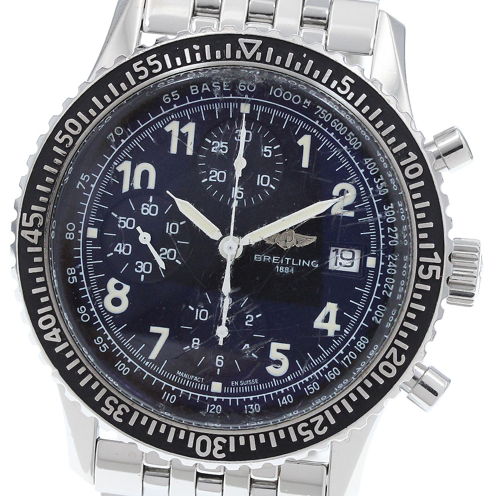 ブライトリング BREITLING A13024 アヴィアスター デイト クロノグラフ 自動巻き メンズ _915153【中古】 170,390円