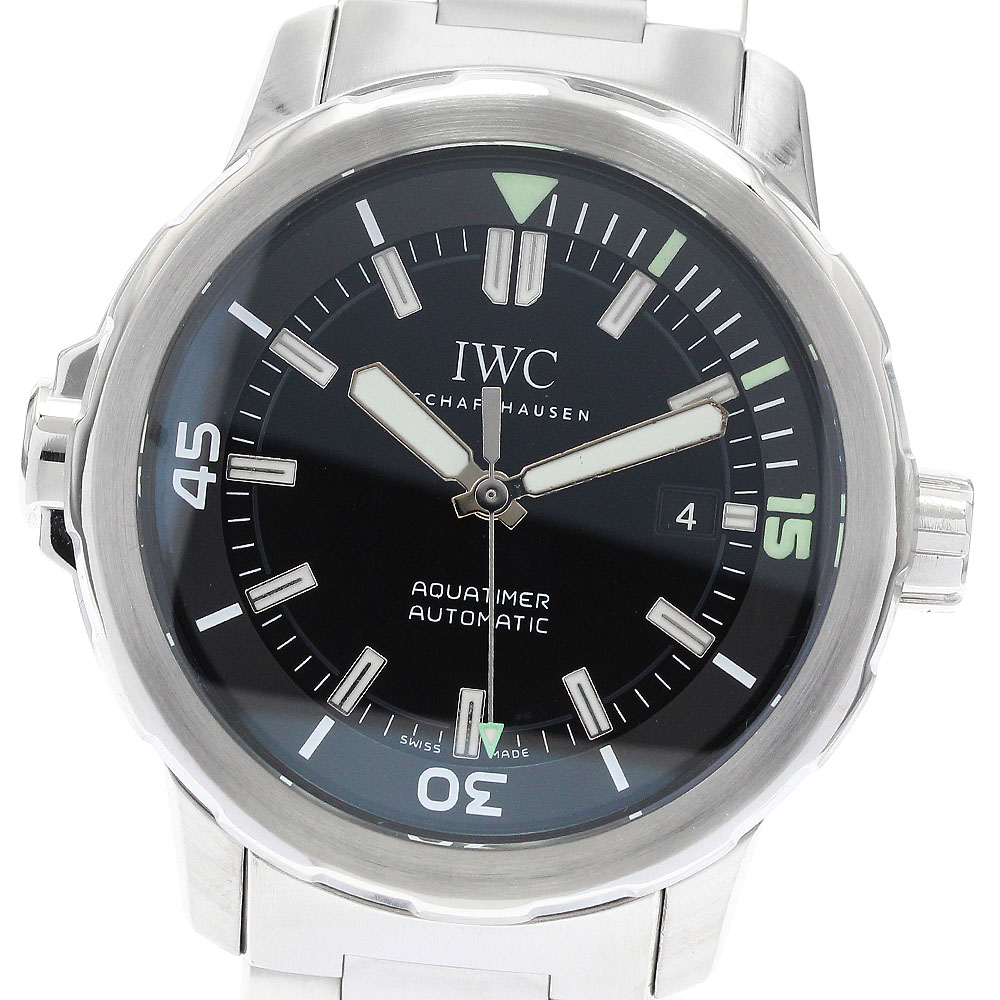 IWC IWC SCHAFFHAUSEN IW329002 アクアタイマー デイト 自動巻き メンズ 美品 _918513【中古】|CLOSER