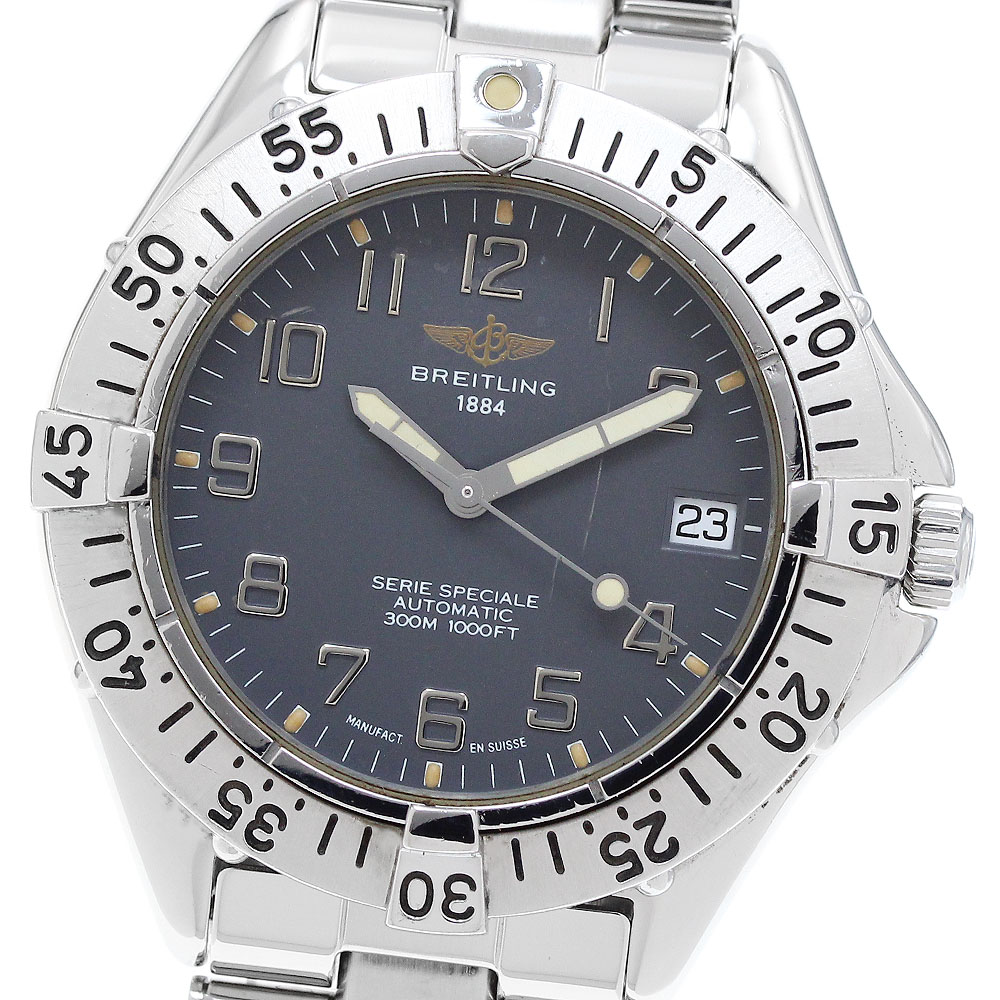 訳あり ブライトリング BREITLING A17035 コルト デイト 自動小銃一巻き メンズ _913611【電子ボルト15】【中古】