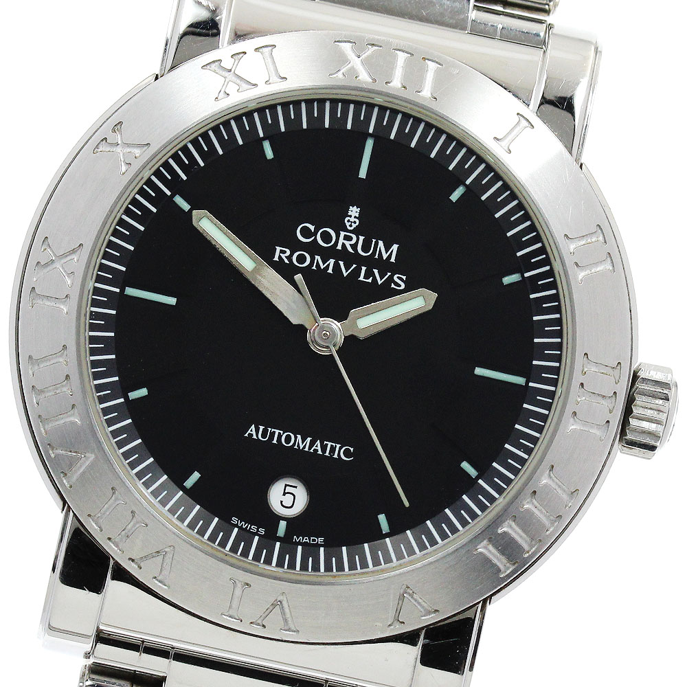 楽天市場】☆良品【CORUM】コルム ロムルス ダイヤベゼル 165.128.47