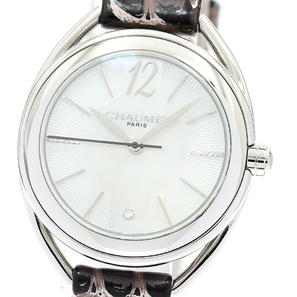 ショーメ Chaumet 2215 リアン 13Pダイヤ クォーツ レディース _917447【中古】
