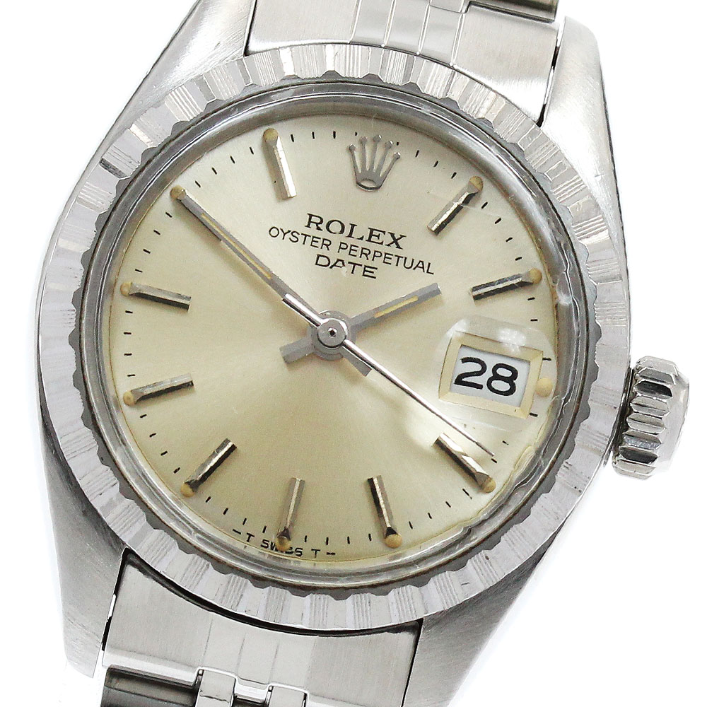 ロレックス ROLEX 6924 オイスターパーペチュアルデイト Cal.2030 自動巻き レディース _910945【中古】