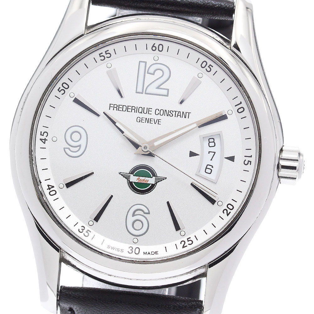 フレデリック・変わらない FREDERIQUE CONSTANT ヒーリー デイト 自動小銃一巻き メンズ 御墨付き付き添い人_918833【電子ボルト15】【中古】