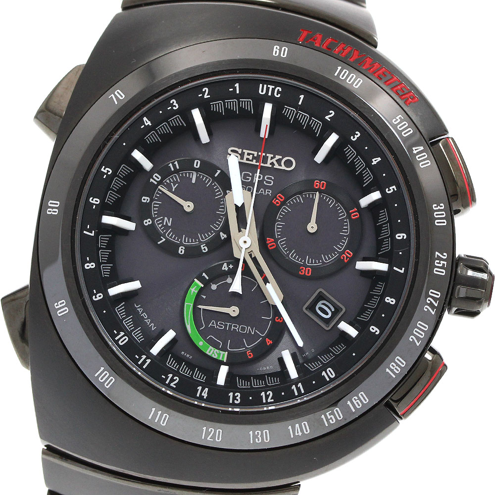 セイコー SEIKO SBXB121/8X82-0AP0 アストロン ジウジアーロデザイン 2017モデル ソーラー電波 メンズ 美品 箱・保証書付き_919198【中古】