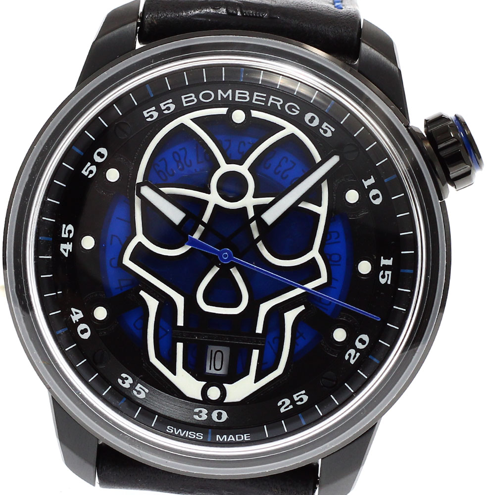 ボンバーグ BOMBERG CT43APBA.23-2.11 BB-01 スカル デイト 自動巻き メンズ 未使用品 箱・保証書付き_881473【ev20】【中古】｜CLOSER