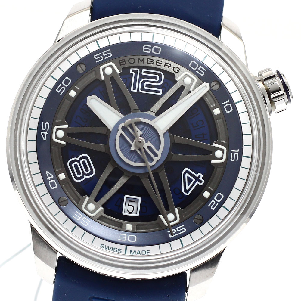 ボンバーグ BOMBERG CT43ASS.22-2.11 BB-01 デイト 自動小銃一巻き メンズ 未当て嵌める品 箱・御墨付き付き添い人_881578【中古】