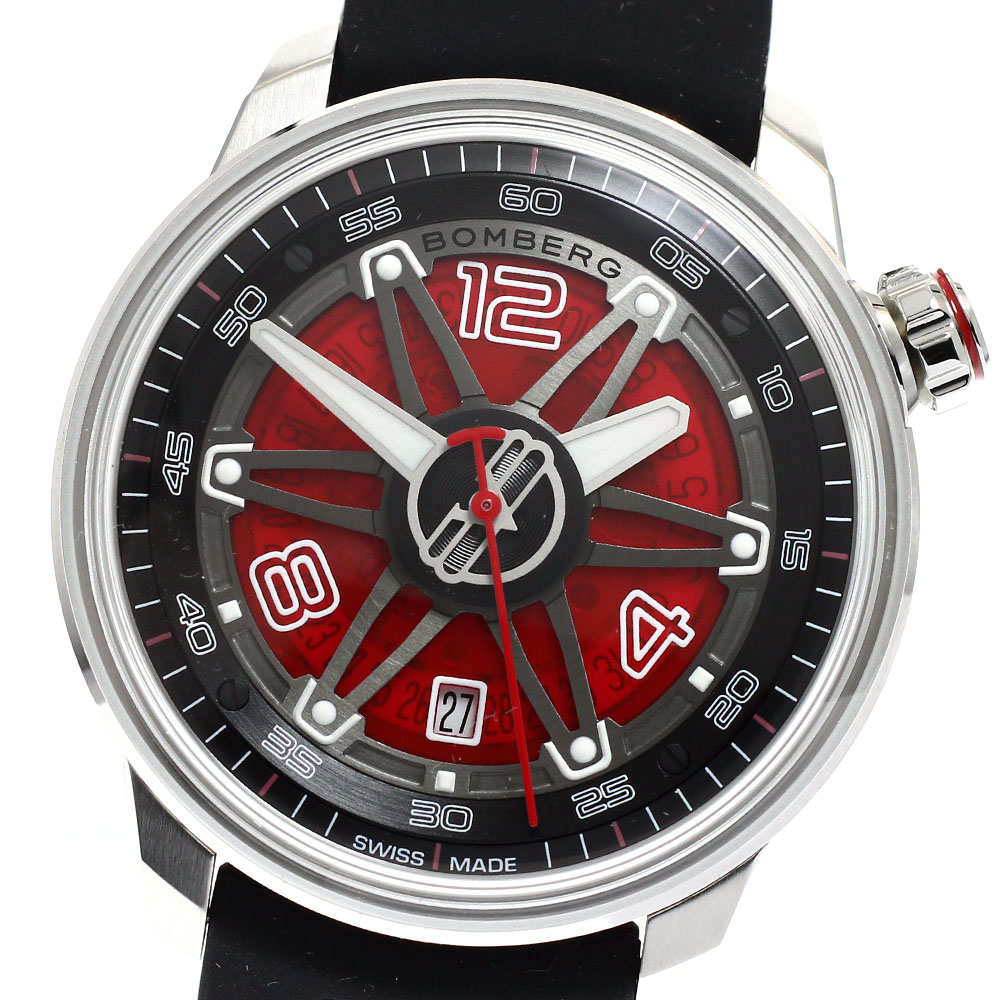 ボンバーグ BOMBERG CT43ASS.22-1.11 BB-01 デイト 自動小銃一巻き メンズ 未当て嵌める品 箱・御墨付き付き添い人_881579【中古】
