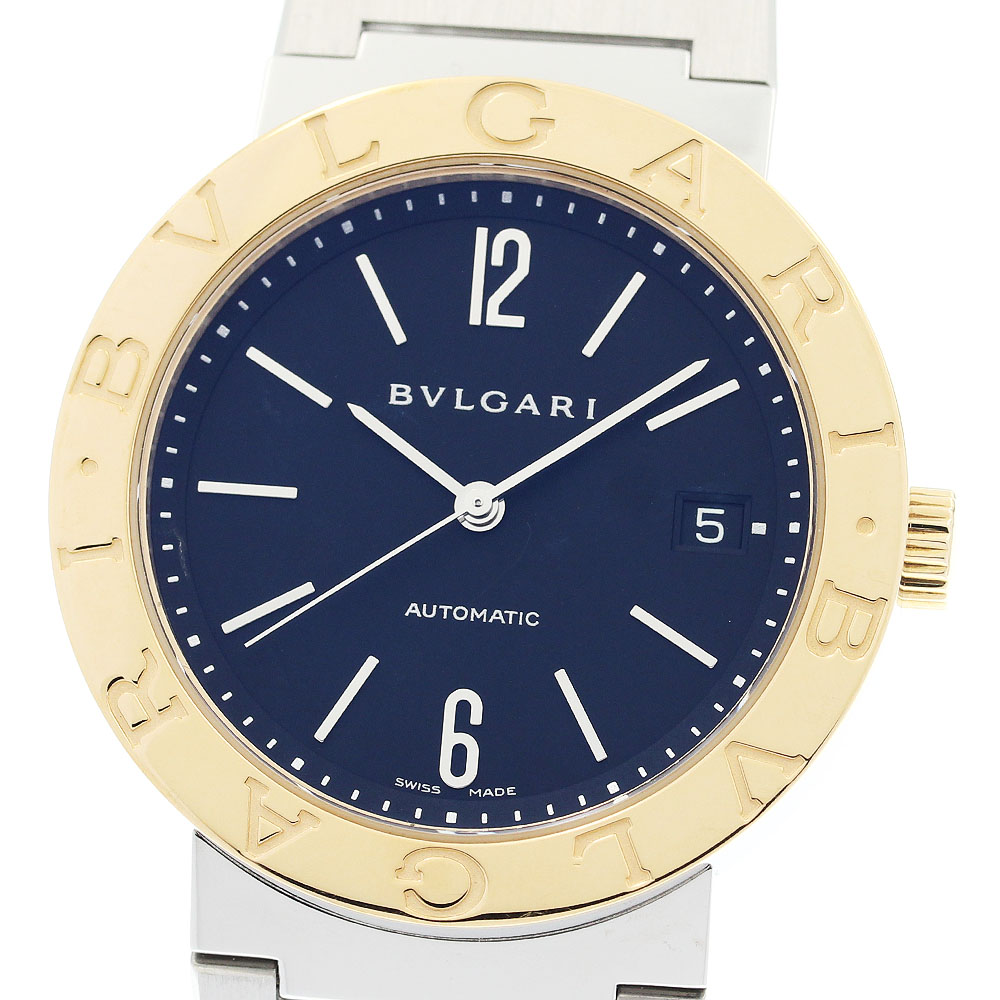 ブルガリ BVLGARI BB38SG AUTO ブルガリブルガリ YGコンビ デイト 自動巻き メンズ 良品 保証書付き_913954【中古】