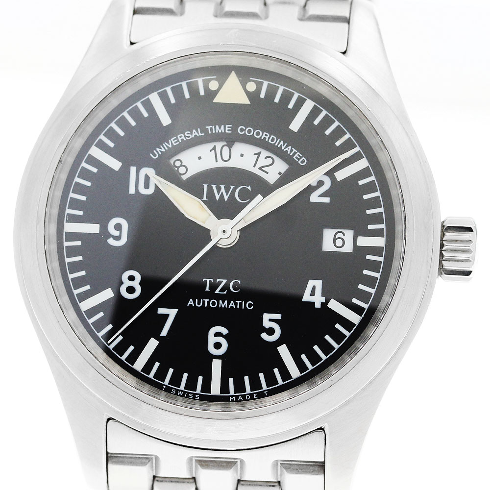 IWC IWC SCHAFFHAUSEN IW325102 パイロットウォッチ フリーガー UTC デイト 自動巻き メンズ _919155【中古】