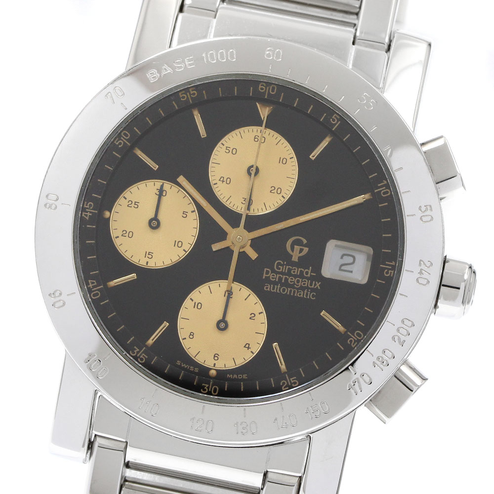 ジラール・ペルゴ GIRARD PERREGAUX GP7000 GP7000 クロノグラフ デイト 自動小銃一巻き メンズ _920484【電子ボルト15】【中古】