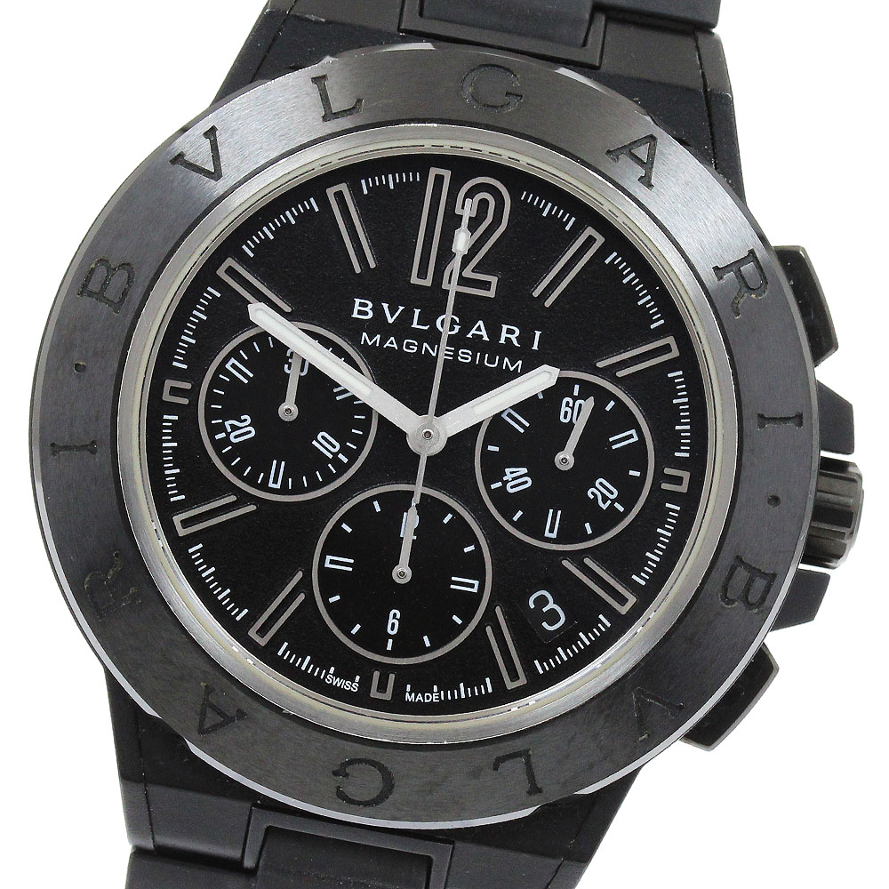 ベルト訳あり ブルガリ BVLGARI DG42SMCCH ディアゴノ マグネシウム デイト クロノグラフ 自動巻き メンズ 箱・保証書付き_917584 楽天市場】ベルト訳あり ブルガリ BVLGARI DG42SMCCH ディアゴノ