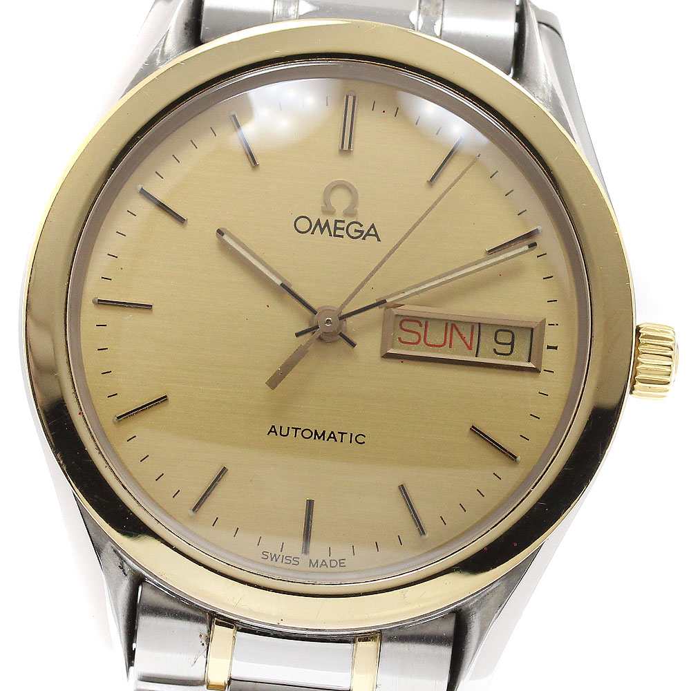 ベルト訳あり オメガ OMEGA 5120.10 クラシック YGベゼル 自動巻き メンズ 保証書付き_910643【中古】 95,590円