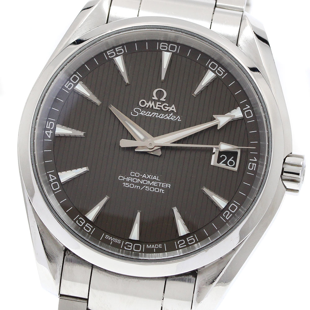オメガ OMEGA 231.10.42.21.06.001 シーマスター アクアテラ 150M デイト 自動巻き メンズ 保証書付き_916363【中古】|CLOSER