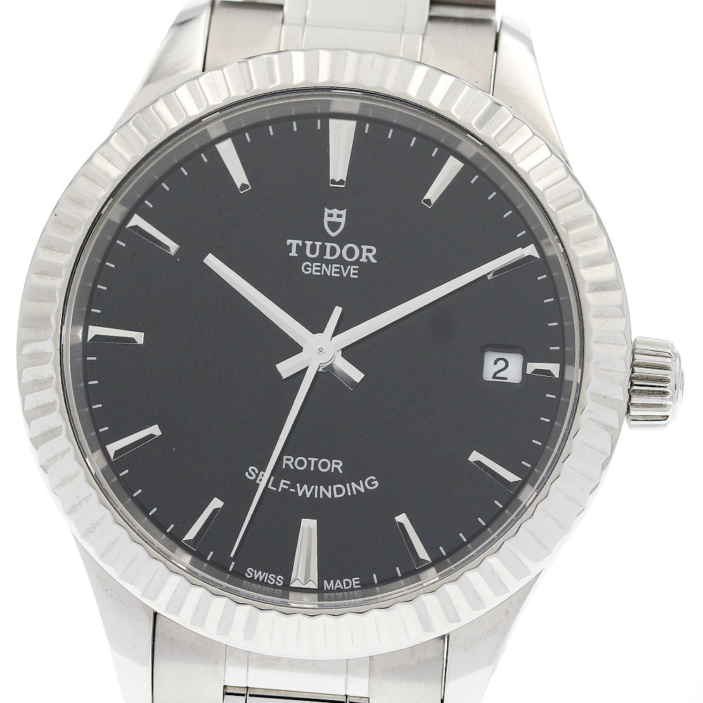チュードル TUDOR 12310 表現スタイル デイト 自動小銃一巻き ボーイズ 美品 御墨付き付き添い人_920781【中古】