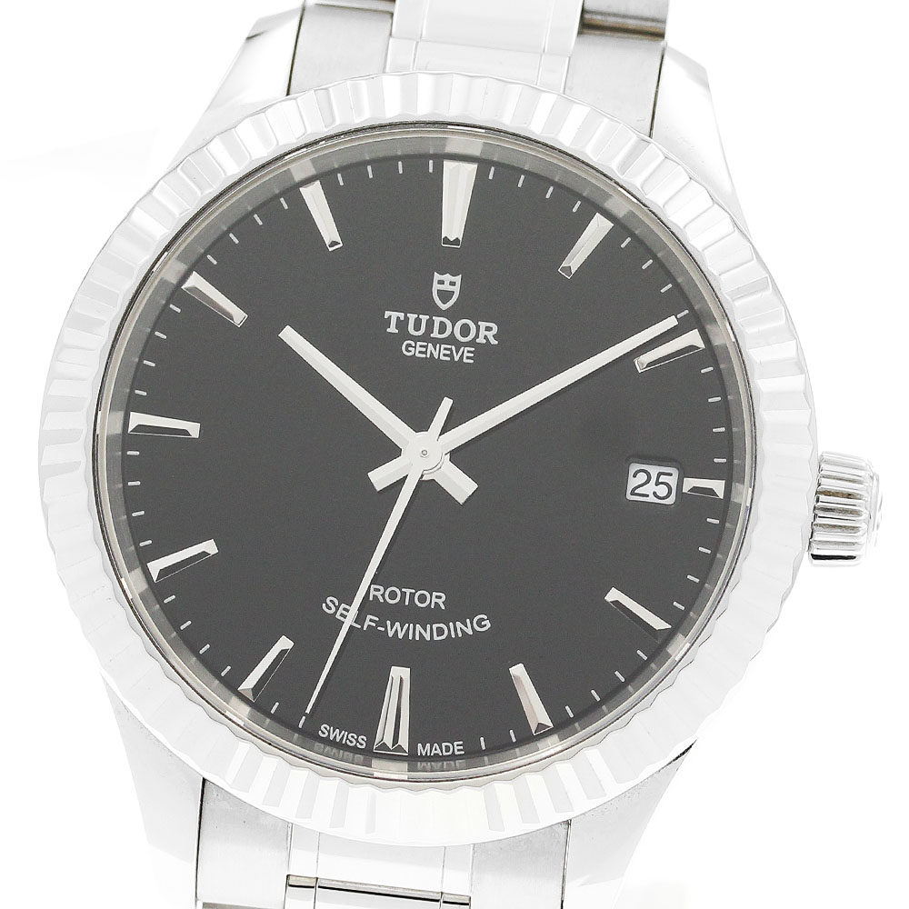 チュードル TUDOR 12310 表現スタイル デイト 自動小銃一巻き ボーイズ 美品 御墨付き付き添い人_920782【中古】