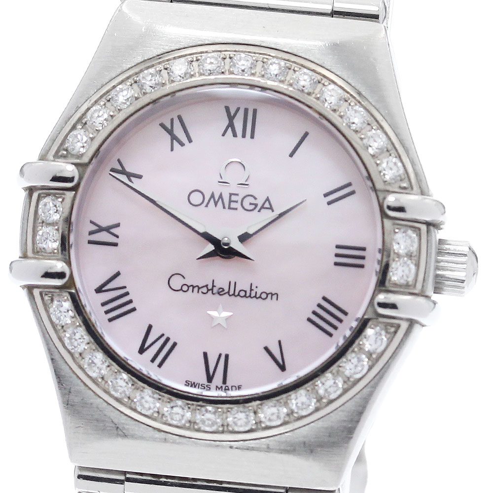 ゼロ OMEGA 1466.83 コンステレーション ダイヤベゼル 石英 レディース _920995【中古】