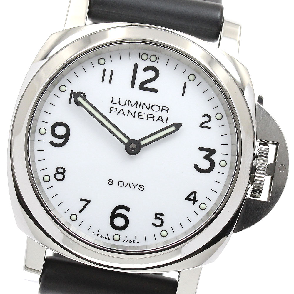 パネライ PANERAI PAM00561 ルミノールベース 8デイズ アッチャイオ 手巻き メンズ 良品 _918429【中古】