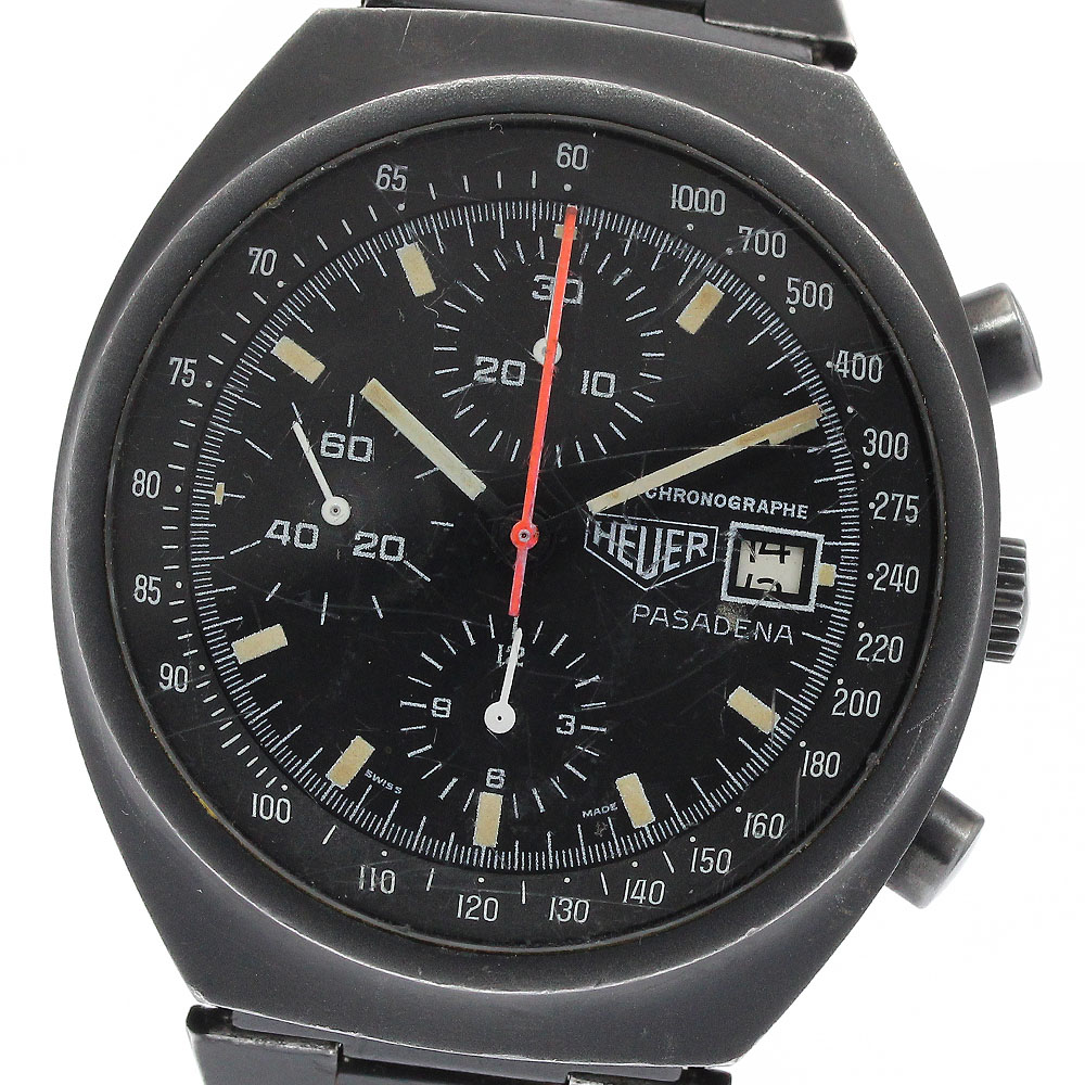 ホイヤー Heuer 280SL パサデナ クロノグラフ デイト 自動小銃一巻き メンズ _919655【中古】