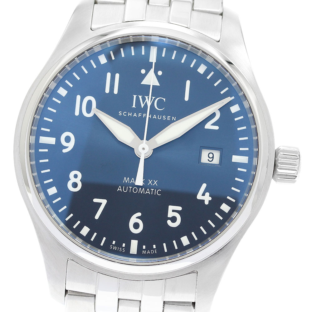 IWC IWC SCHAFFHAUSEN IW328204 パイロットウォッチ マークXX デイト 自動巻き メンズ 良品 保証書付き_920807【中古】