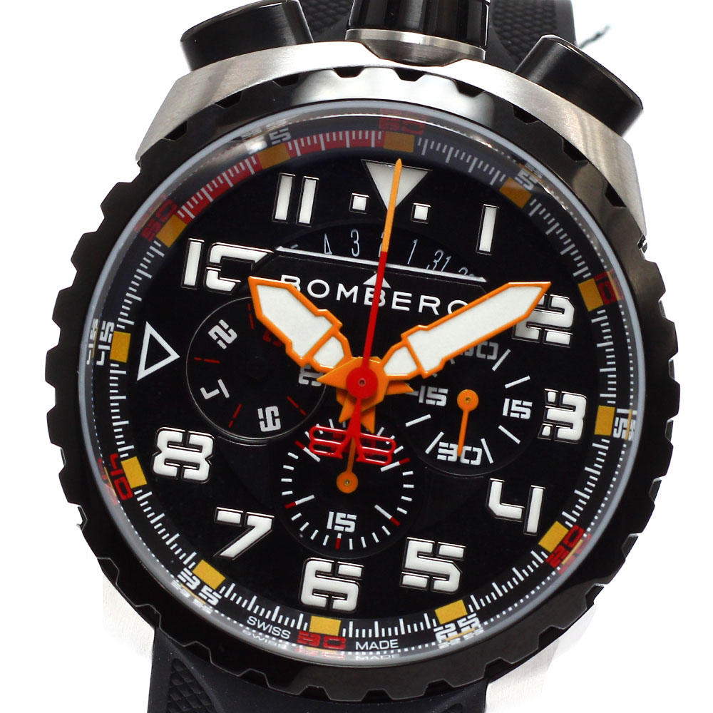 ボンバーグ BOMBERG BS45CHSP.050-11.3 BOLT-68 ネオン クロノグラフ デイト 石英 メンズ 未当て嵌める品 箱・御墨付き付き添い人_881535【電子ボルト20】【中古】