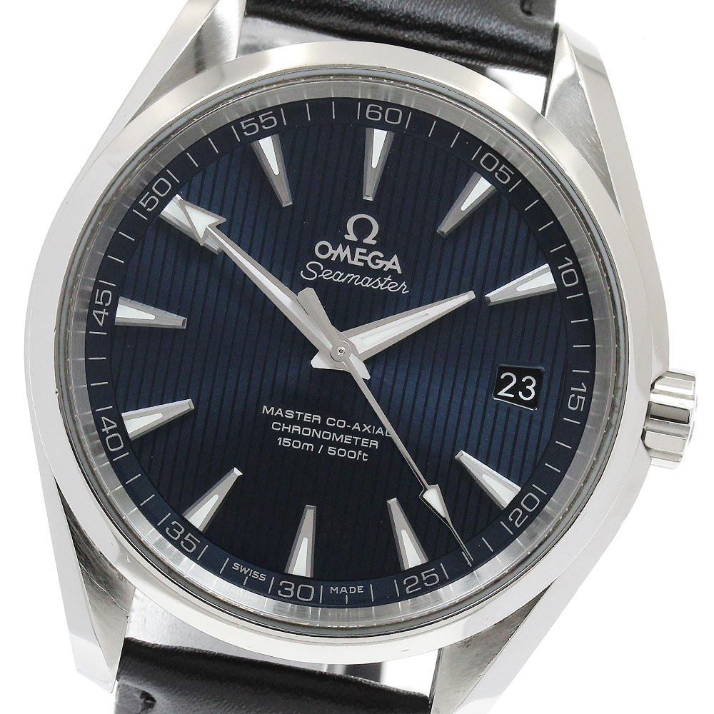 オメガ OMEGA 231.13.42.21.03.001 シーマスター アクアテラ マスターコーアクシャル クロノメーター 自動巻き メンズ 保証書付き_919090【中古】
