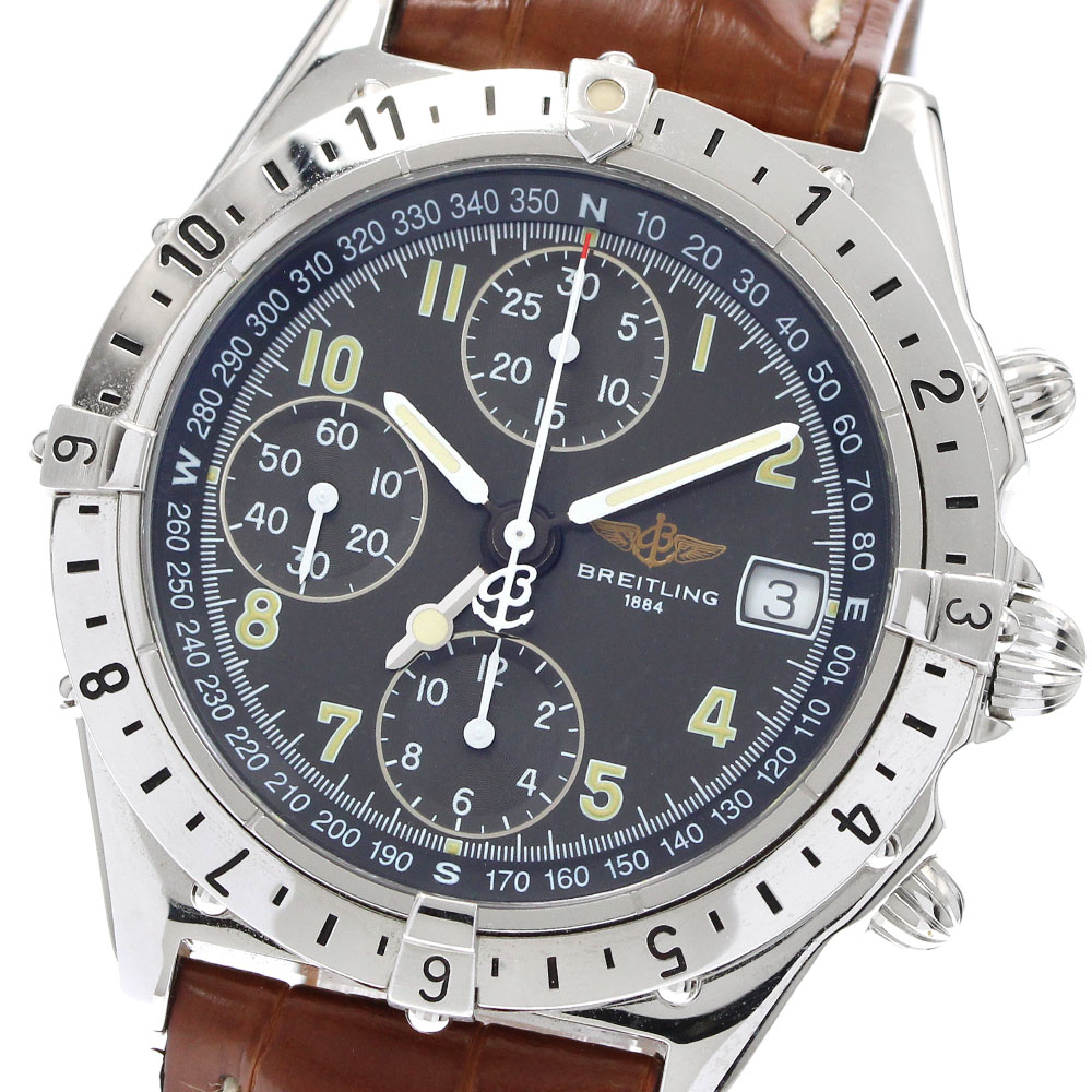 ブライトリング BREITLING A20048 クロノマット ロンジチュード GMT 自動巻き メンズ 良品 _920494【中古】