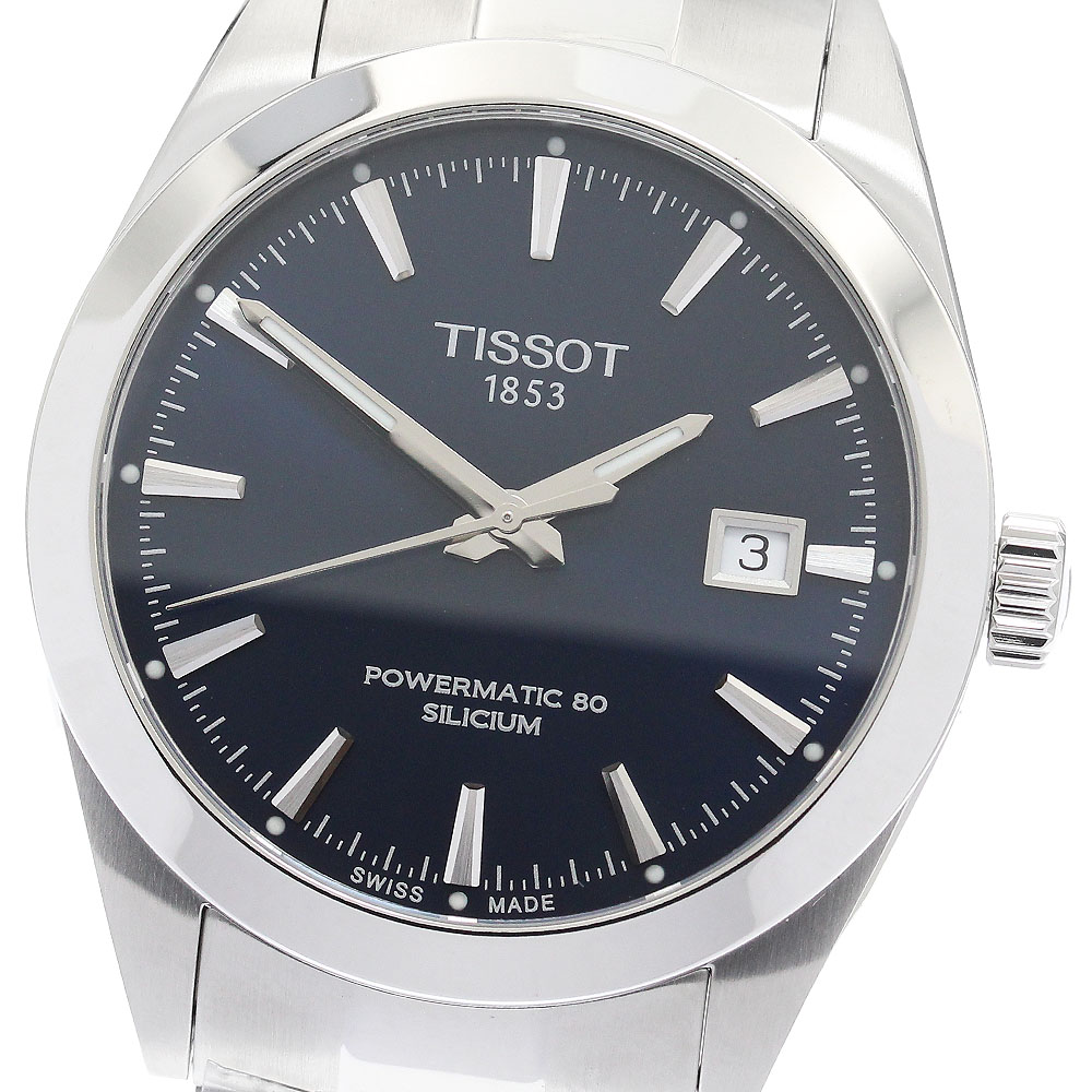 ティソ TISSOT T127407 ジェントルマン パワーマティック80 自動巻き メンズ 極美品 箱・保証書付き_921596【中古】