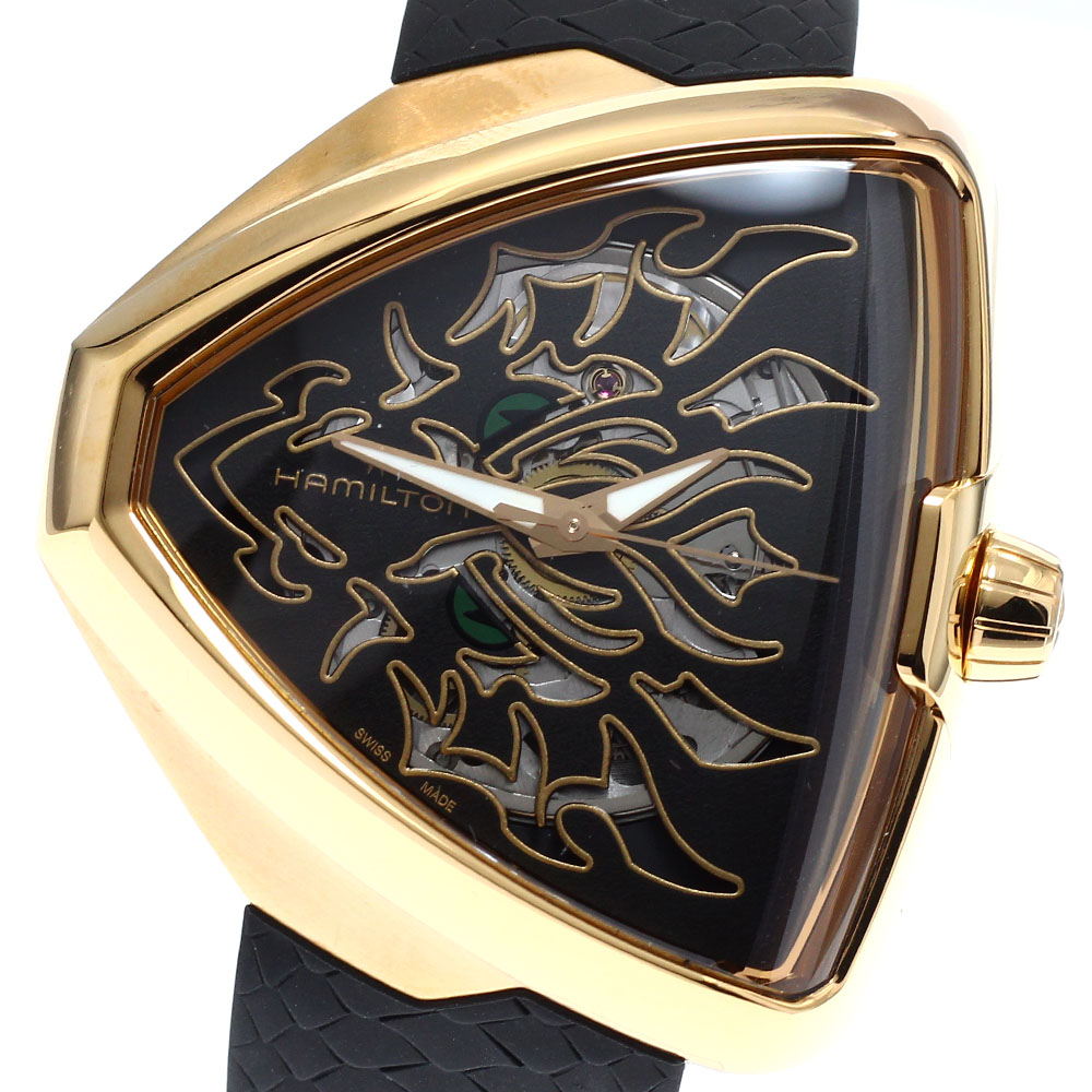 楽天市場】希少品 電池交換済 HAMILTON ハミルトン ベンチュラ H244210