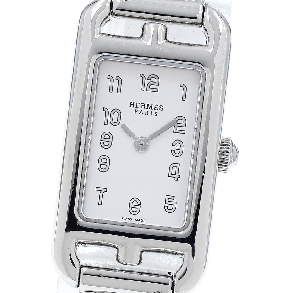 エルメス HERMES NA2.110 ナンタケット クォーツ レディース 良品 _887947【中古】