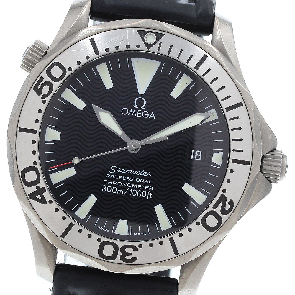 ゼロ OMEGA 2231.50 シーマスター300 デイト 自動小銃一巻き メンズ _922067【中古】