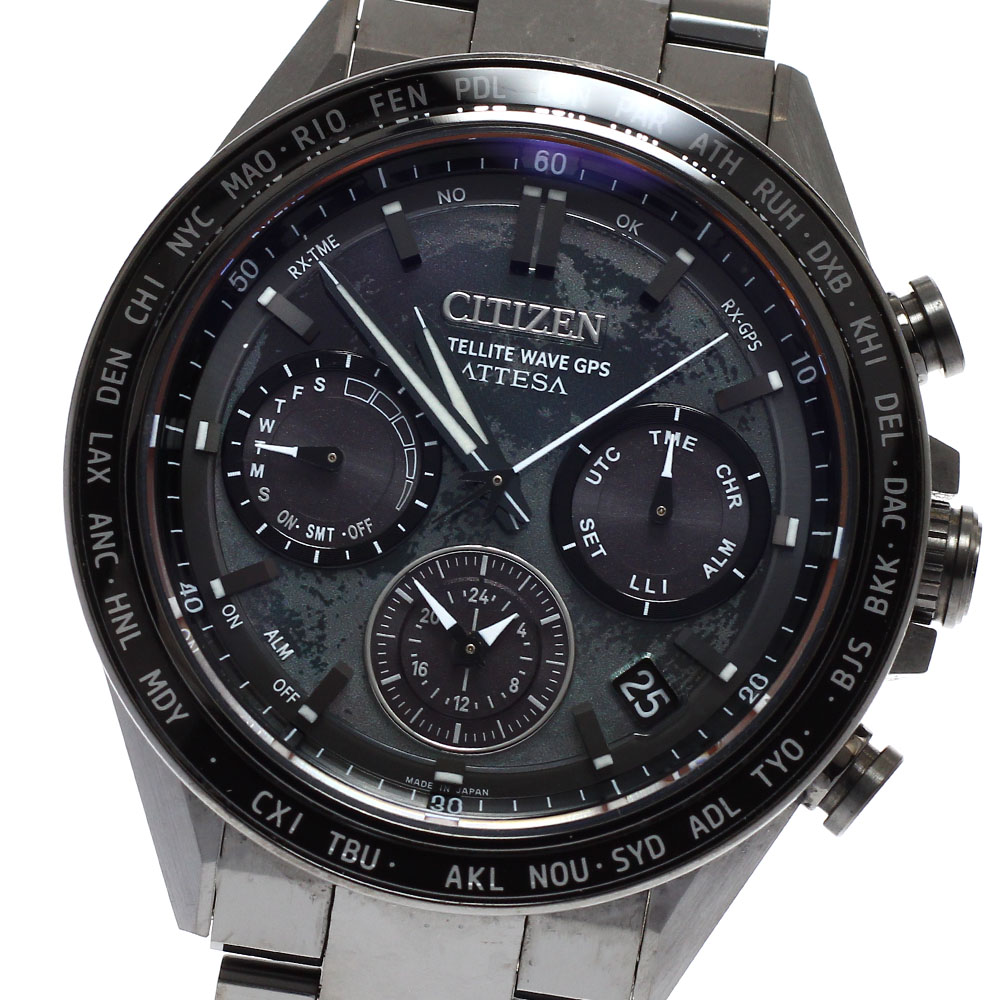 シチズン CITIZEN F950-002XB03/CC4065-61Y アテッサ ACT Line HAKUTO-R ～版 ソーラー電磁波 メンズ 御墨付き付き添い人_922512【中古】