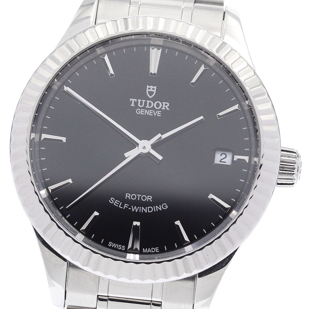 チュードル TUDOR 12310 表現スタイル デイト 自動小銃一巻き ボーイズ お墨付き付き添い人_922601【中古】