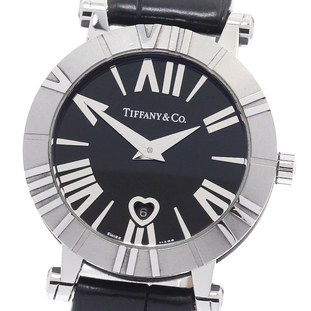 ティファニー TIFFANY\u0026Co. Z1300.11.11A10A71A アトラス デイト 石英 レディース 御墨付き付き添い人_922114【中古】