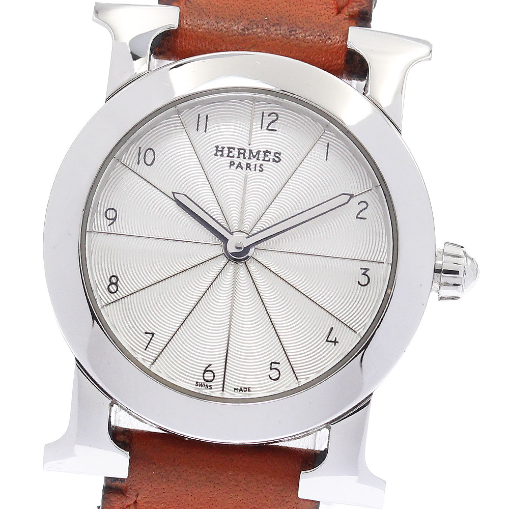 エルメス HERMES HR1.210 H御覧なさる ロンド 石英 レディース _922165【電子ボルト15】【中古】