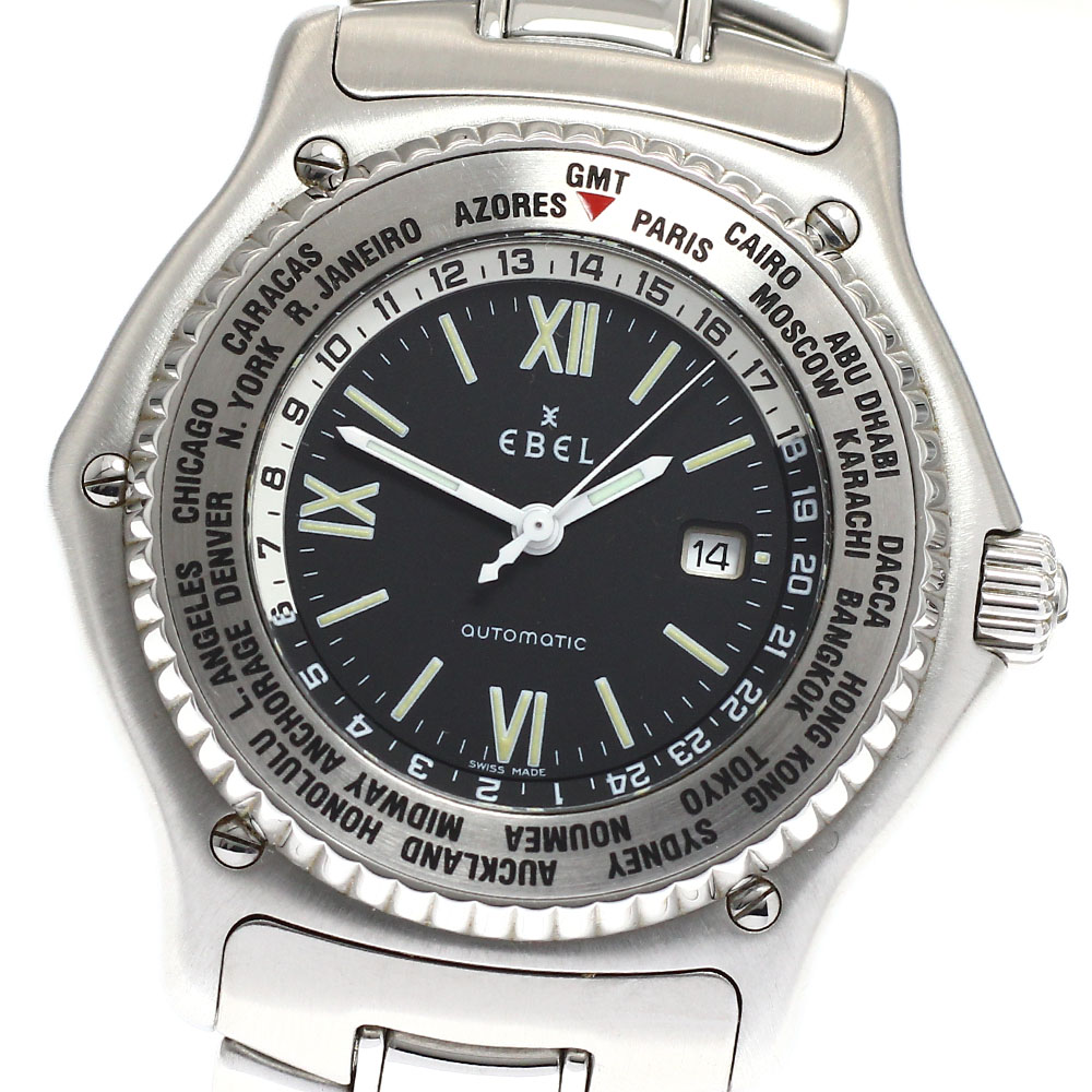 エベル ボイジャー メンズ腕時計 自動巻　EBEL ヴォヤジャー 9124913 楽天市場】【緑屋質屋】エベル ボイジャー Ref.1124913/3025F SS/YG