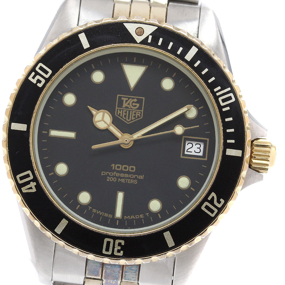 TAG HEUER タグホイヤー 4000シリーズ デイト 腕時計 箱付 楽天市場】【TAG HEUER】タグホイヤー 4000シリーズ デイト 999.206K