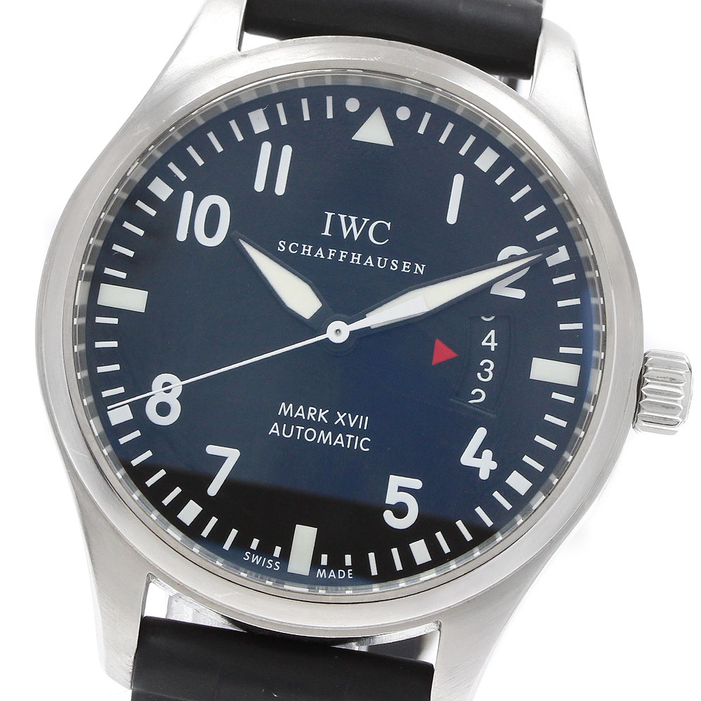 IWC IWC SCHAFFHAUSEN IW326501 パイロットウォッチ 目じるしXV2 デイト 自動小銃一巻き メンズ _923361【中古】