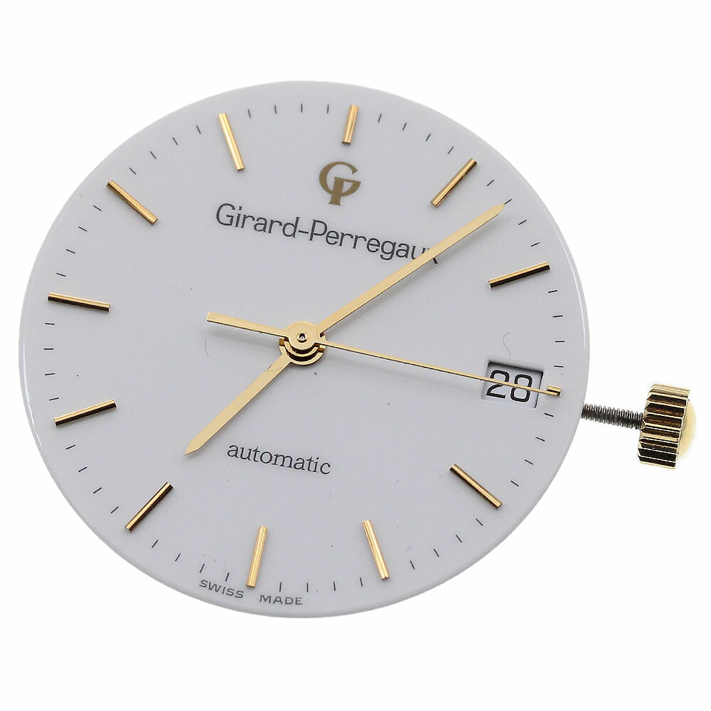 ジラール・ペルゴ GIRARD PERREGAUX ムーブメント デイト Cal.220 自動巻き メンズ 良品 _J-103【中古】