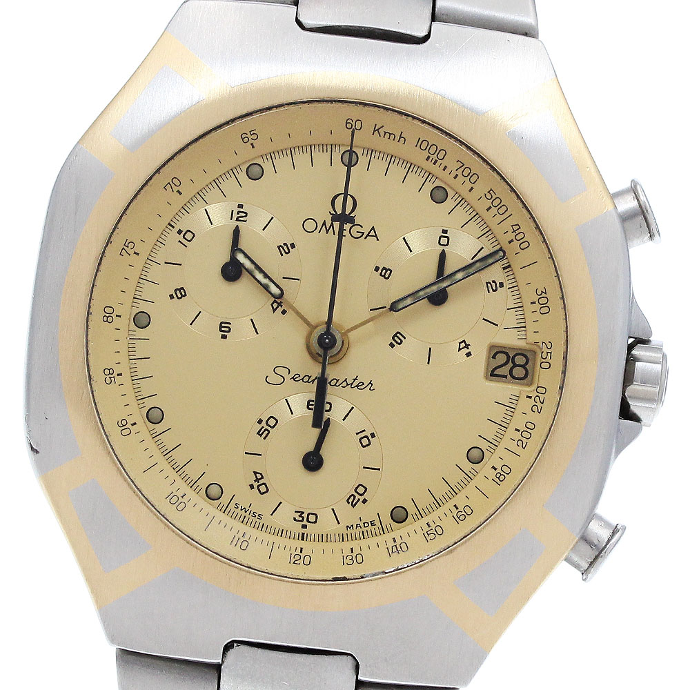 オメガ OMEGA シーマスター ポラリス クロノグラフ クォーツ メンズ _915391【中古】|CLOSER
