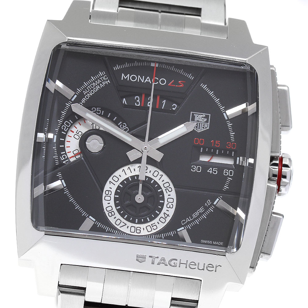 タグホイヤー TAG HEUER CAL2110 モナコLS クロノグラフ 自動巻き メンズ メーカーOH済み_923559【中古】