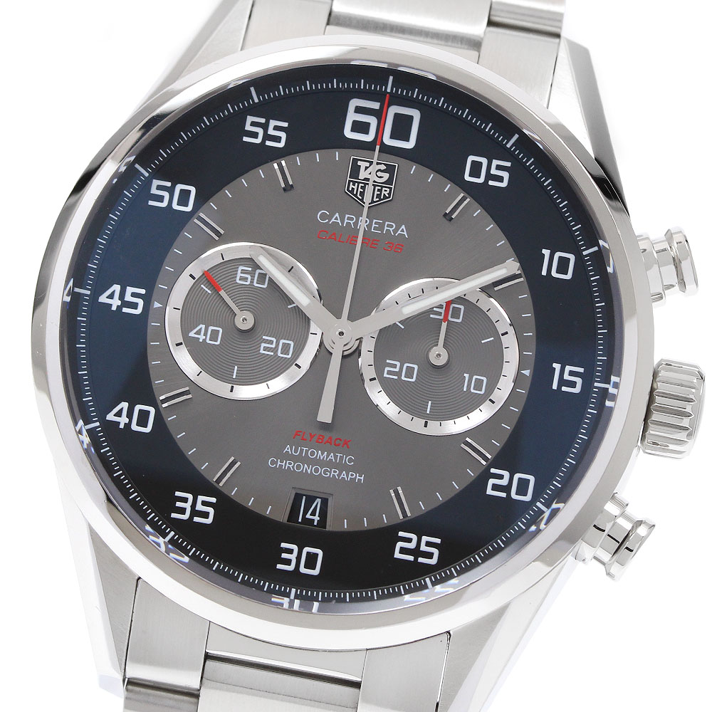 タグホイヤー TAG HEUER CAR2B10 カレラ キャリバー36 フライバック クロノグラフ 自動巻き メンズ 良品 _911591【中古】