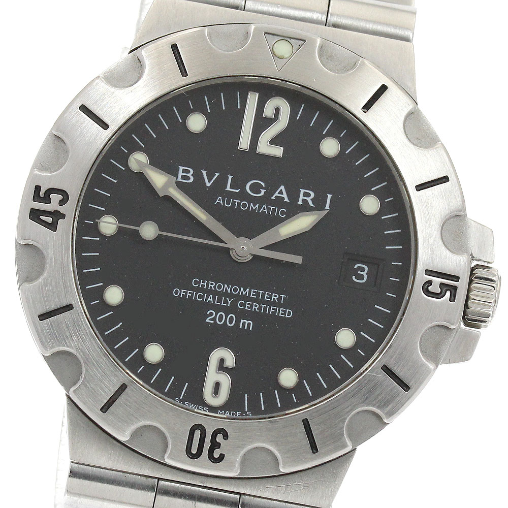 楽天市場】【緑屋質屋】ブルガリ スクーバ SD40G ディアゴノ