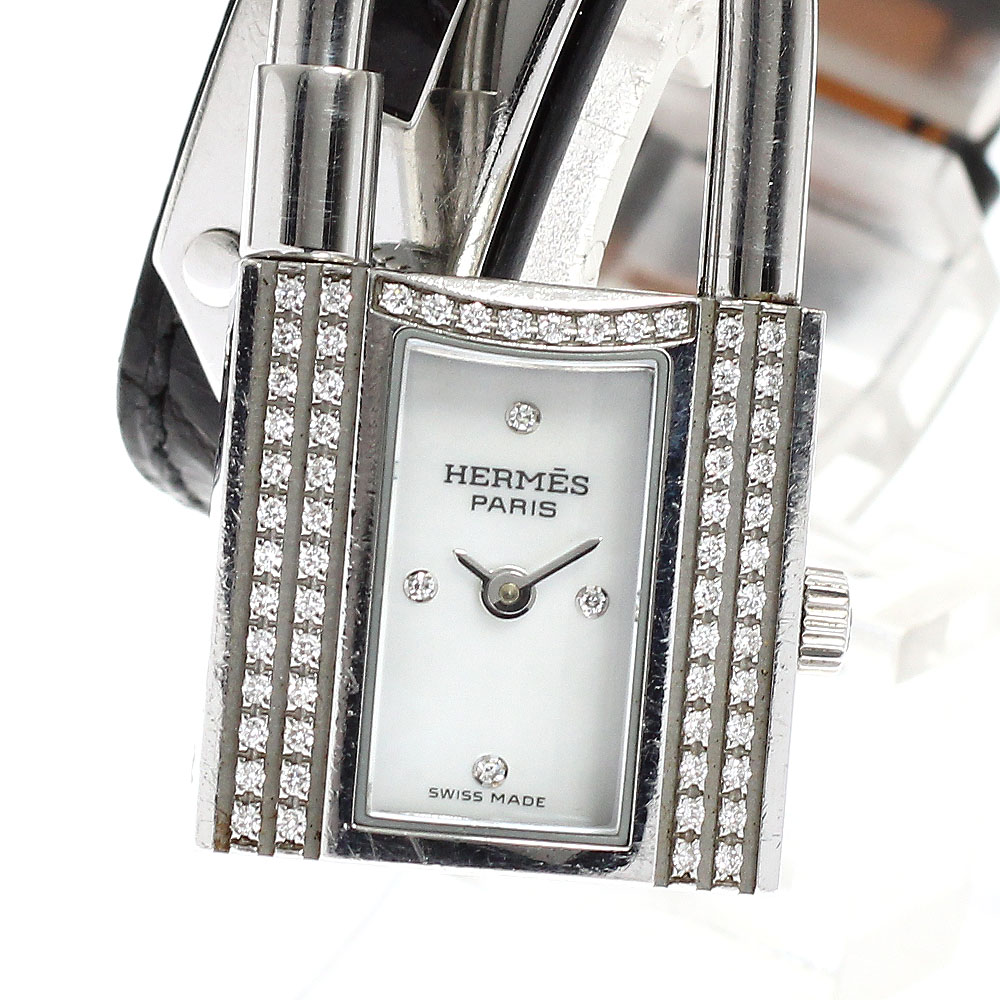 楽天市場】【緑屋質屋】エルメス ケリーウォッチ ダイヤベゼル 1995年